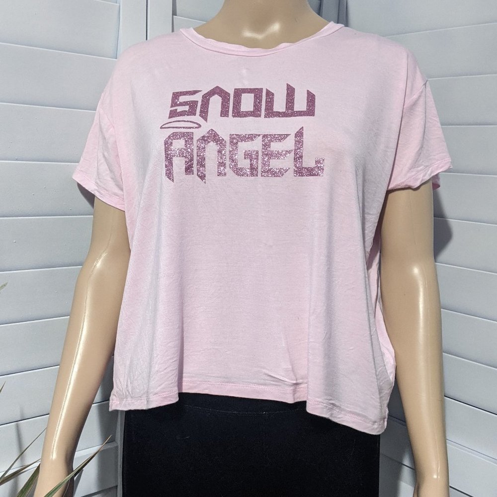 Dollskill Light Pink Snow Angel Crop Top 2X